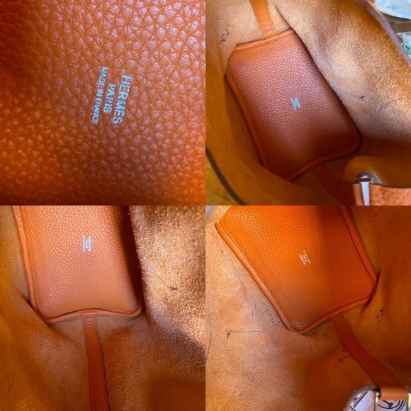 SOLD Hermes Clemence Picotin Lock 22 Leather Satchel - Picture 12 of 12